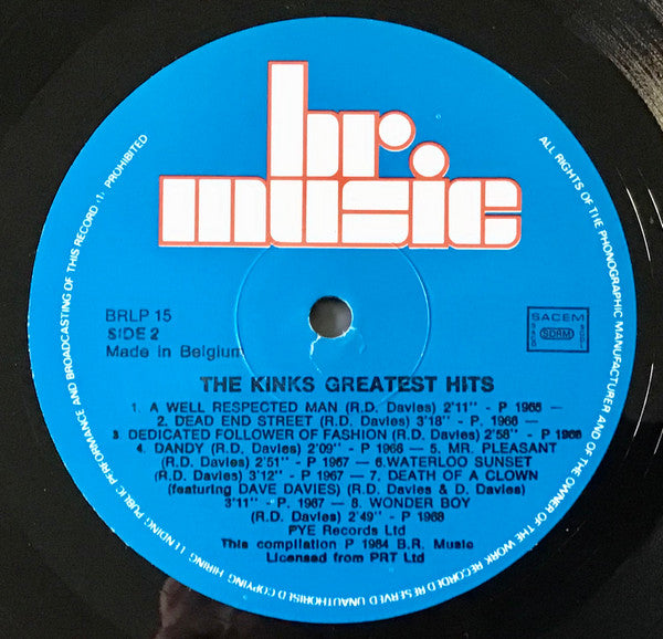 The Kinks : Greatest Hits (LP, Comp)