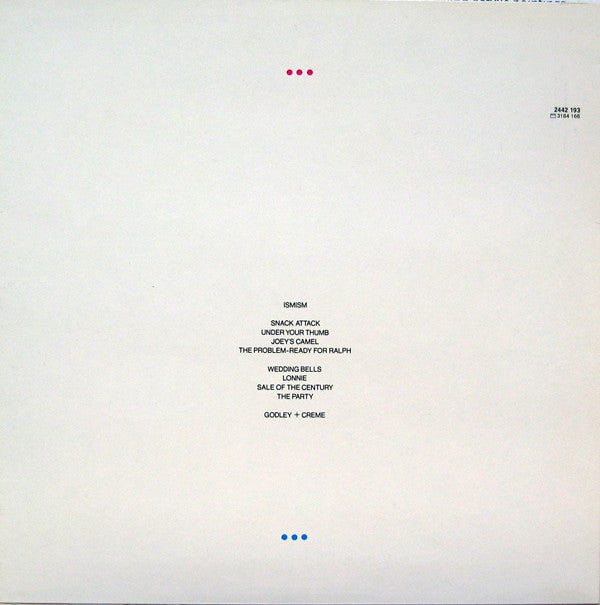 Godley & Creme : Ismism (LP, Album)