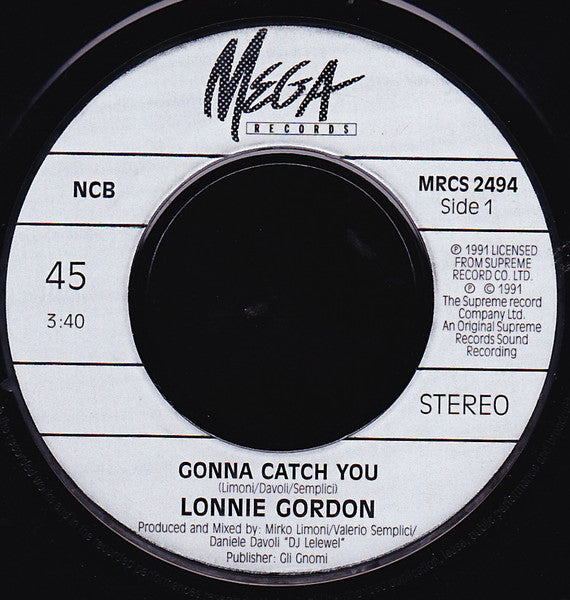 Lonnie Gordon : Gonna Catch You (7", Single)