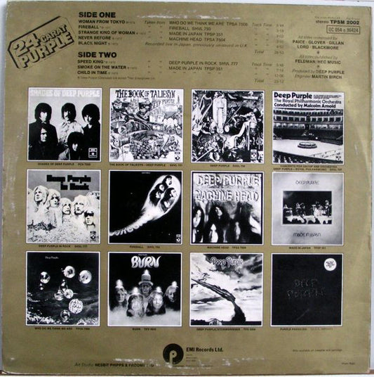 Deep Purple - 24 Carat Purple (LP) (Very Good (VG)) - Skanderborg Vinyl