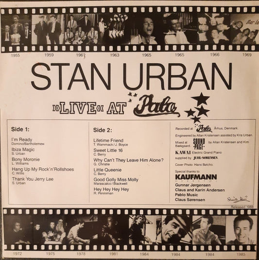 Stan Urban : Live At Palæ (LP)