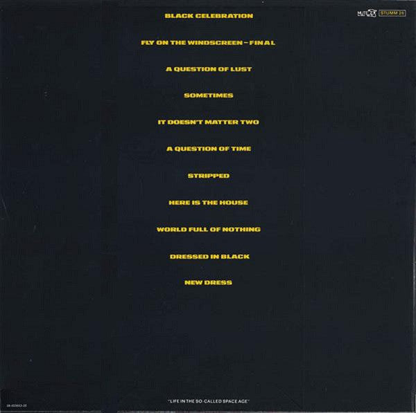 Depeche Mode : Black Celebration (LP, Album)