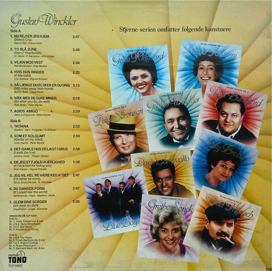 Gustav Winckler : Danske Stjerner Vol. 1 (LP, Comp)