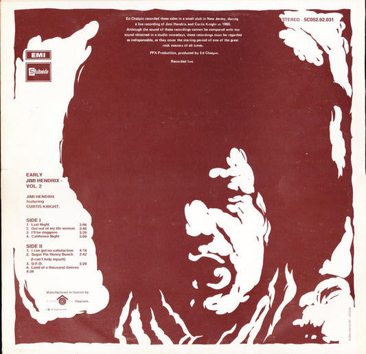 Jimi Hendrix Featuring Curtis Knight : Early Jimi Hendrix, Vol. 2 (LP)