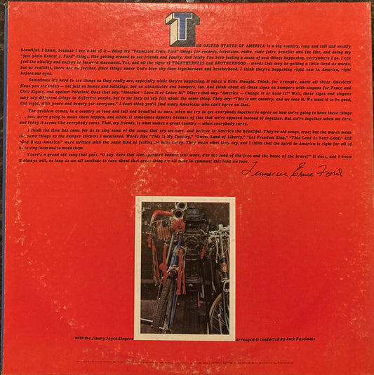 Tennessee Ernie Ford : America The Beautiful (LP, Album, Gat)