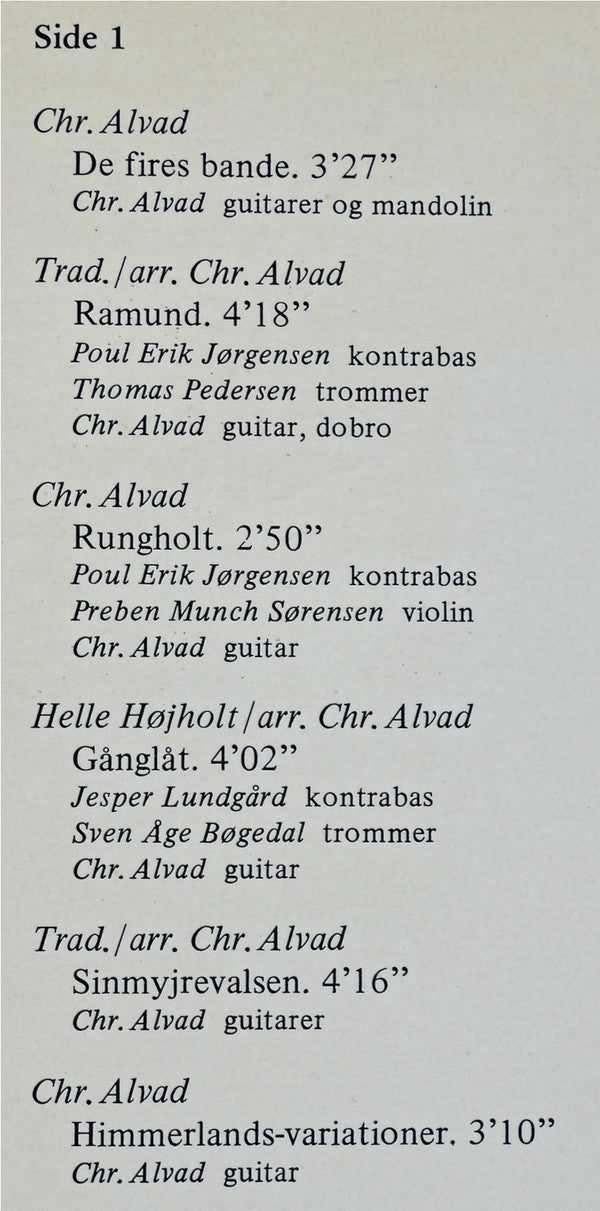Christian Alvad : Svingkontra (LP)