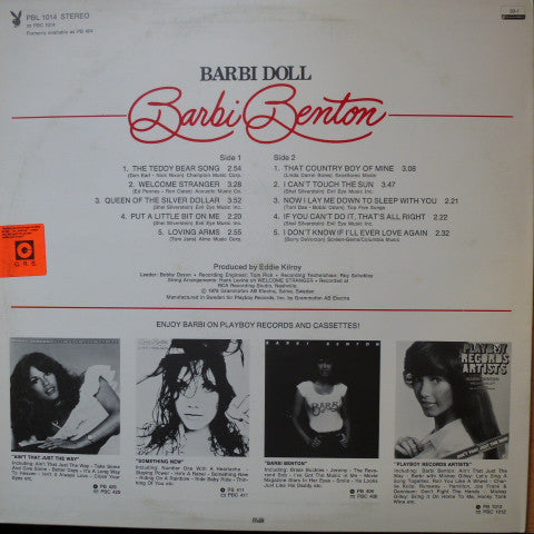Barbi Benton : Barbi Doll (LP, Album, RE)