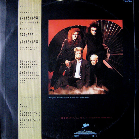 Dead Or Alive - Lover Come Back To Me (12") (Very Good Plus (VG+)) - Skanderborg Vinyl
