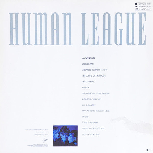 The Human League : Greatest Hits (LP, Comp, Gat)