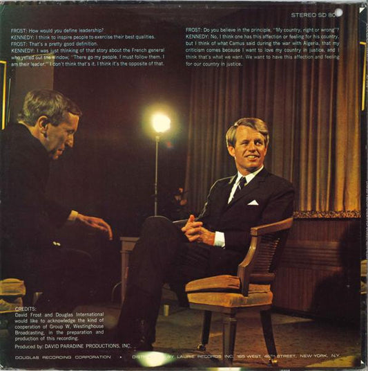 David Frost : David Frost Talks To Bobby Kennedy (LP)