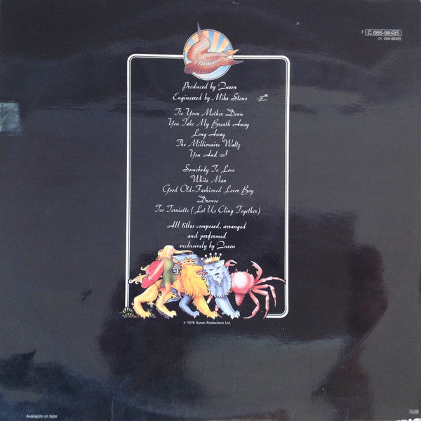 Queen : A Day At The Races (LP, Album, Gat)