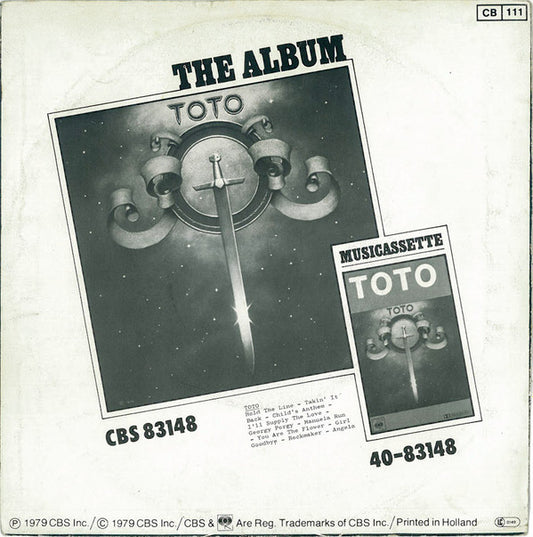 Toto : Hold The Line (7", Single)