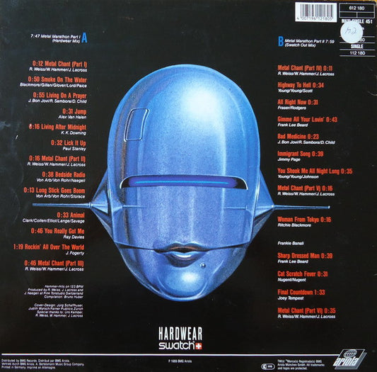 The Heavys : Metal Marathon (12", Maxi, Mixed)