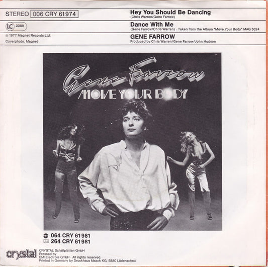 Gene Farrow : Hey You Should Be Dancing (7", Single)