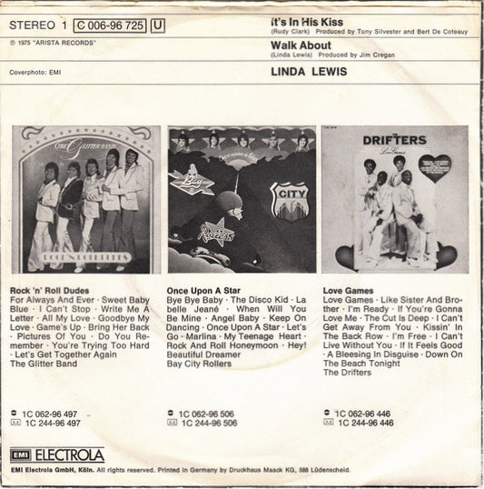 Linda Lewis : It's In His Kiss (7", Single)