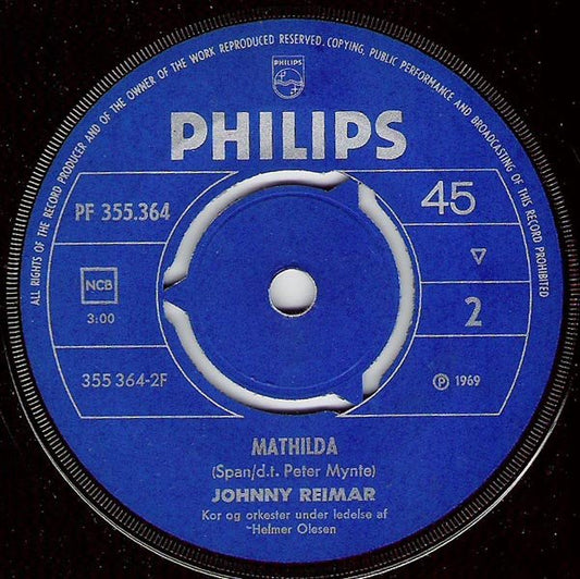 Johnny Reimar : Du Burde Købe Dig En Tyrolerhat (7", Mono, Pus)