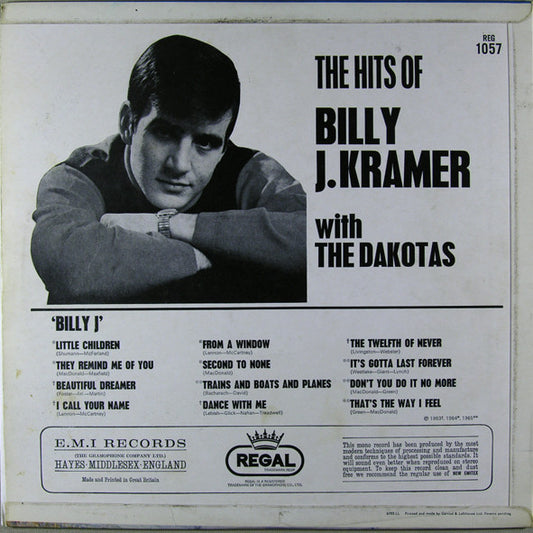Billy J. Kramer & The Dakotas - Billy J (LP) (Very Good (VG)) - Skanderborg Vinyl