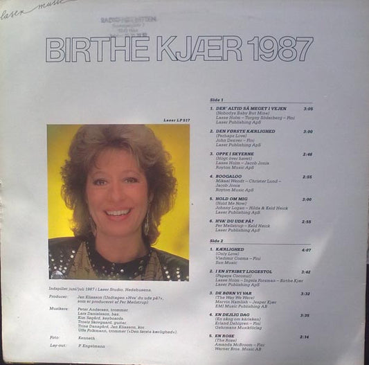 Birthe Kjær - 1987 (LP) (Very Good Plus (VG+)) - Skanderborg Vinyl