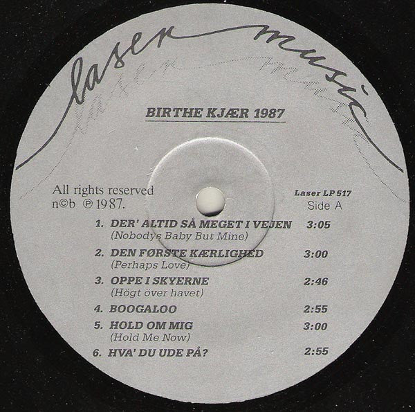 Birthe Kjær : 1987 (LP, Album)