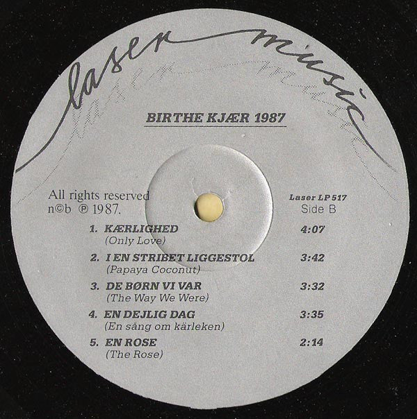 Birthe Kjær : 1987 (LP, Album)