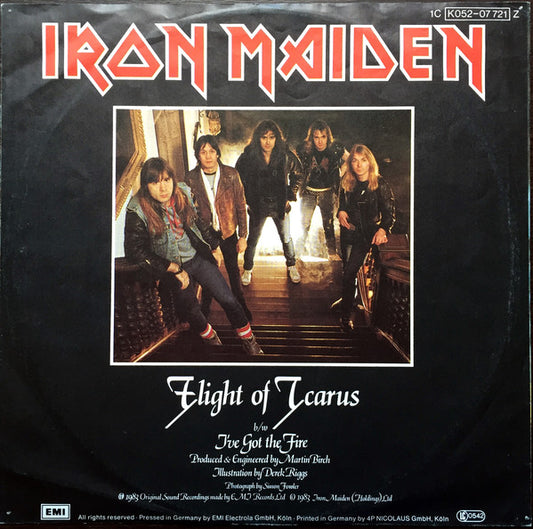 Iron Maiden : Flight Of Icarus (12", Maxi)