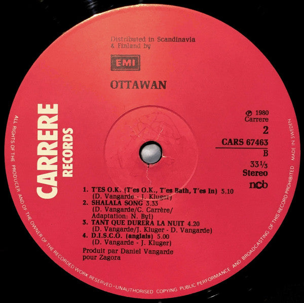 Ottawan : D.I.S.C.O. (LP, Album)