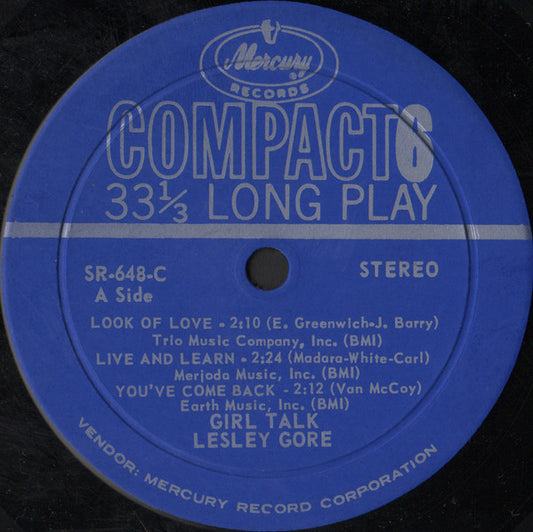Lesley Gore : Girl Talk (7", Jukebox)