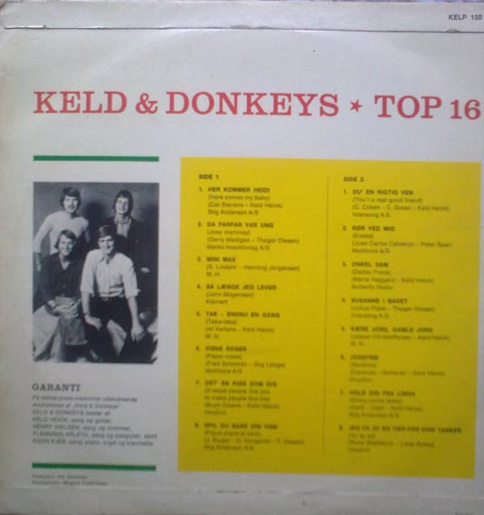 Keld & The Donkeys : Top 16 (LP)