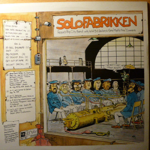 Fessor's Big City Band - Solofabrikken (LP) (Very Good Plus (VG+)) - Skanderborg Vinyl