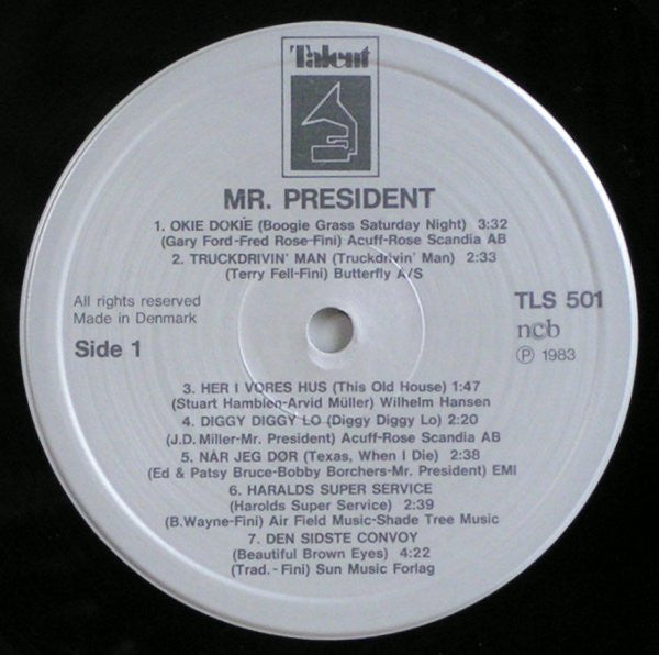 Mr. President (10) : Okie Dokie (LP, Album, Whi)