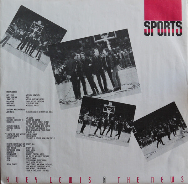 Huey Lewis And The News* : Sports (LP, Album)