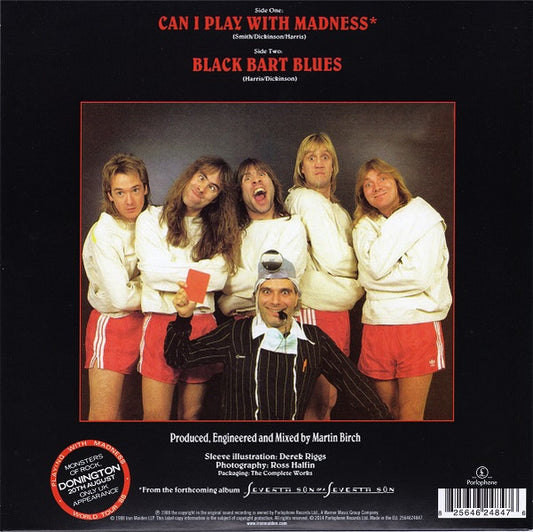 Iron Maiden : Can I Play With Madness (7", Single, RE)