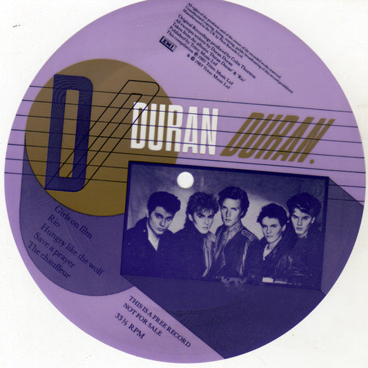 Duran Duran - Duran Duran (Flexi-disc) (Very Good Plus (VG+)) - Skanderborg Vinyl