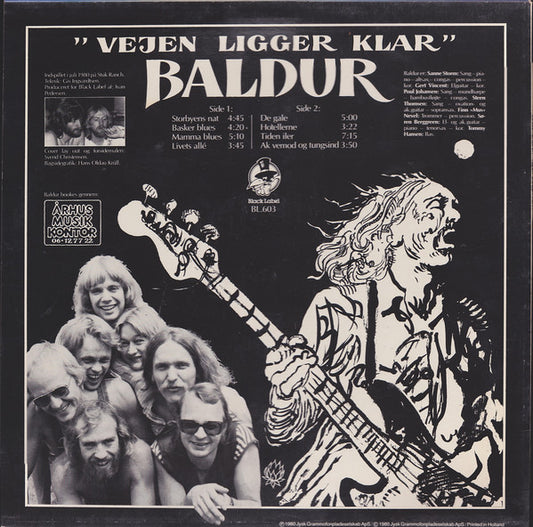 Baldur - Vejen Ligger Klar (LP) (Very Good Plus (VG+)) - Skanderborg Vinyl