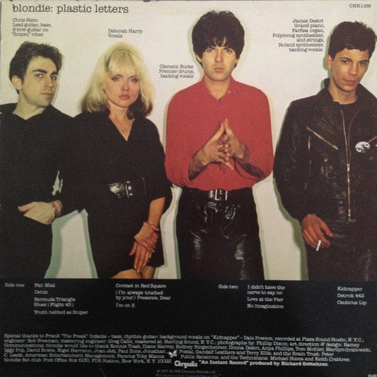 Blondie - Plastic Letters (LP) (Very Good Plus (VG+)) - Skanderborg Vinyl