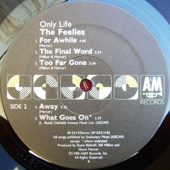 The Feelies : Only Life (LP, Album, Bla)