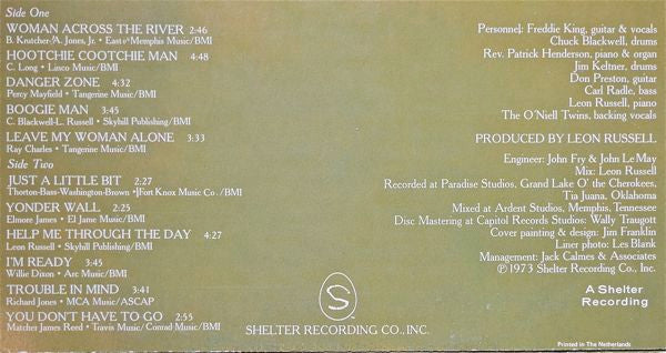 Freddie King - Woman Across The River (LP) (Very Good Plus (VG+)) - Skanderborg Vinyl