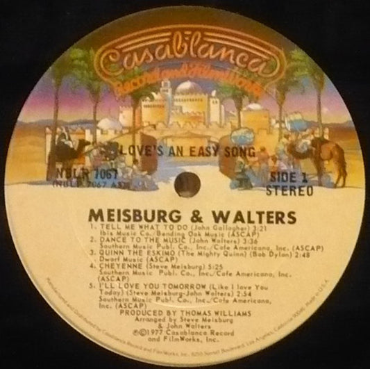 Meisburg & Walters : Love's An Easy Song (LP, Album)