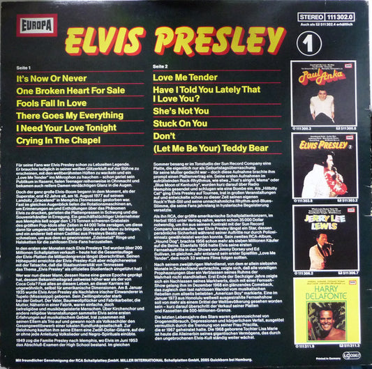 Elvis Presley - Elvis Presley (1) (LP) (Very Good Plus (VG+)) - Skanderborg Vinyl