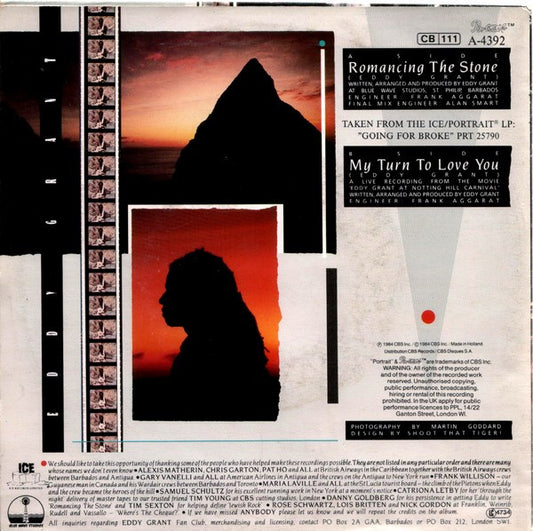 Eddy Grant - Romancing The Stone (7") (Very Good Plus (VG+)) - Skanderborg Vinyl