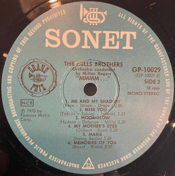 The Mills Brothers : MMMM... (LP, Album)