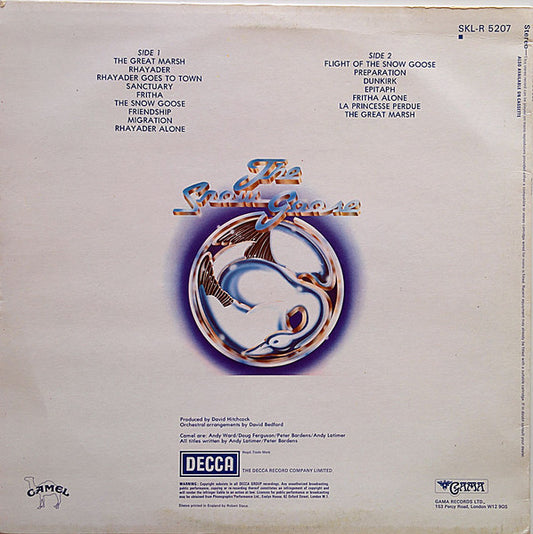 Camel - The Snow Goose (LP) (Very Good Plus (VG+)) - Skanderborg Vinyl