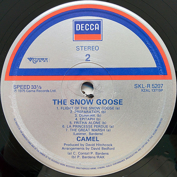 Camel : The Snow Goose (LP, Album, RE)