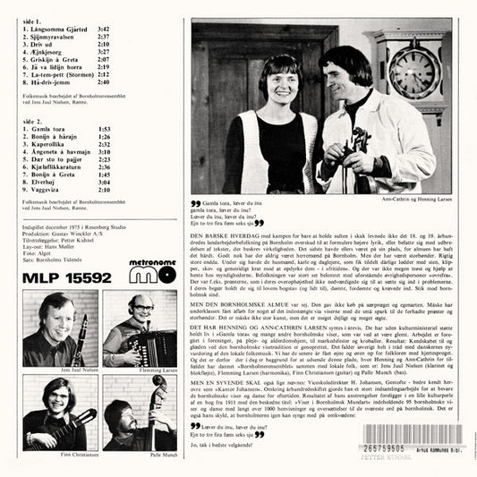 Henning Og Ann-Cathrin : Hâ-Driv-Jemm - Folkemusik fra Bornholm (LP, Gat)