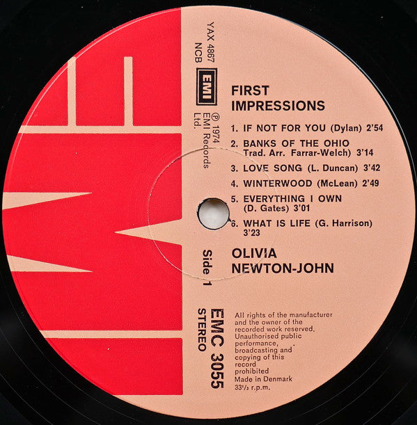 Olivia Newton-John : First Impressions (LP, Comp)
