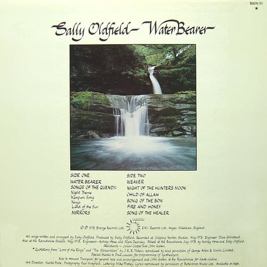 Sally Oldfield : Water Bearer (LP, Album)