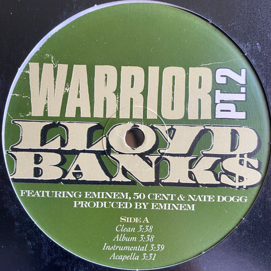 Lloyd Banks : Warrior Pt. 2 (12", Single, Promo)