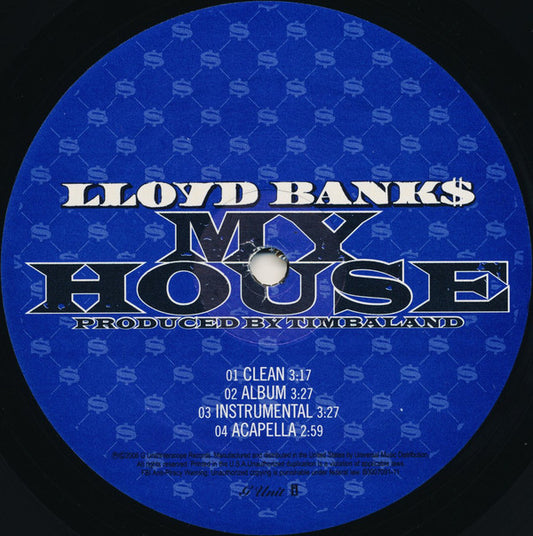 Lloyd Banks : My House (12")