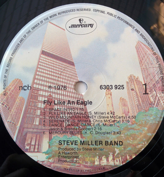 Steve Miller Band : Fly Like An Eagle (LP, Album)