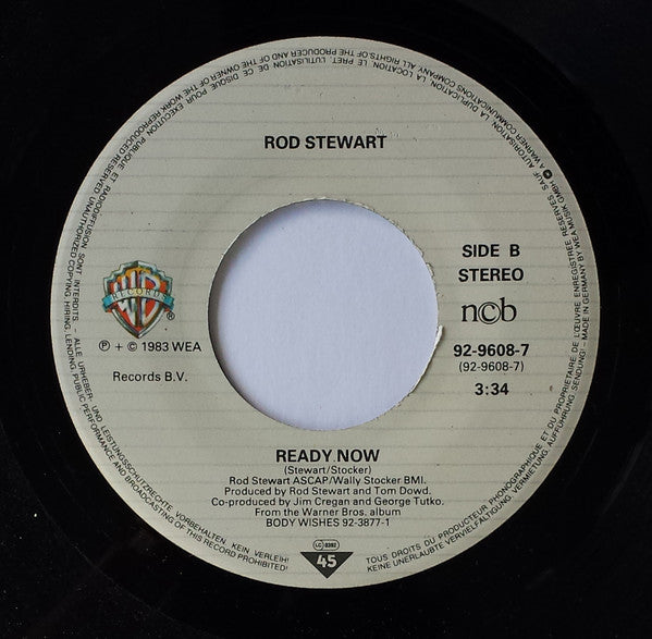 Rod Stewart : Baby Jane (7", Single)